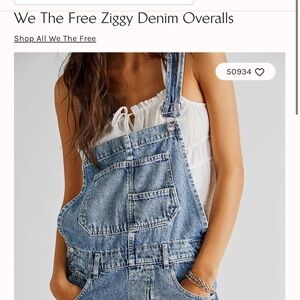 Free people ziggy overalls